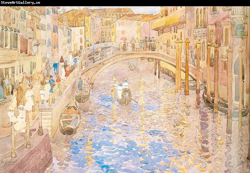 Maurice Prendergast Venetian Canal Scene